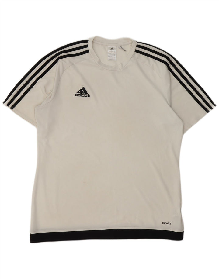 Adidas muška majica Climalite Top veliki bijeli poliester u boji