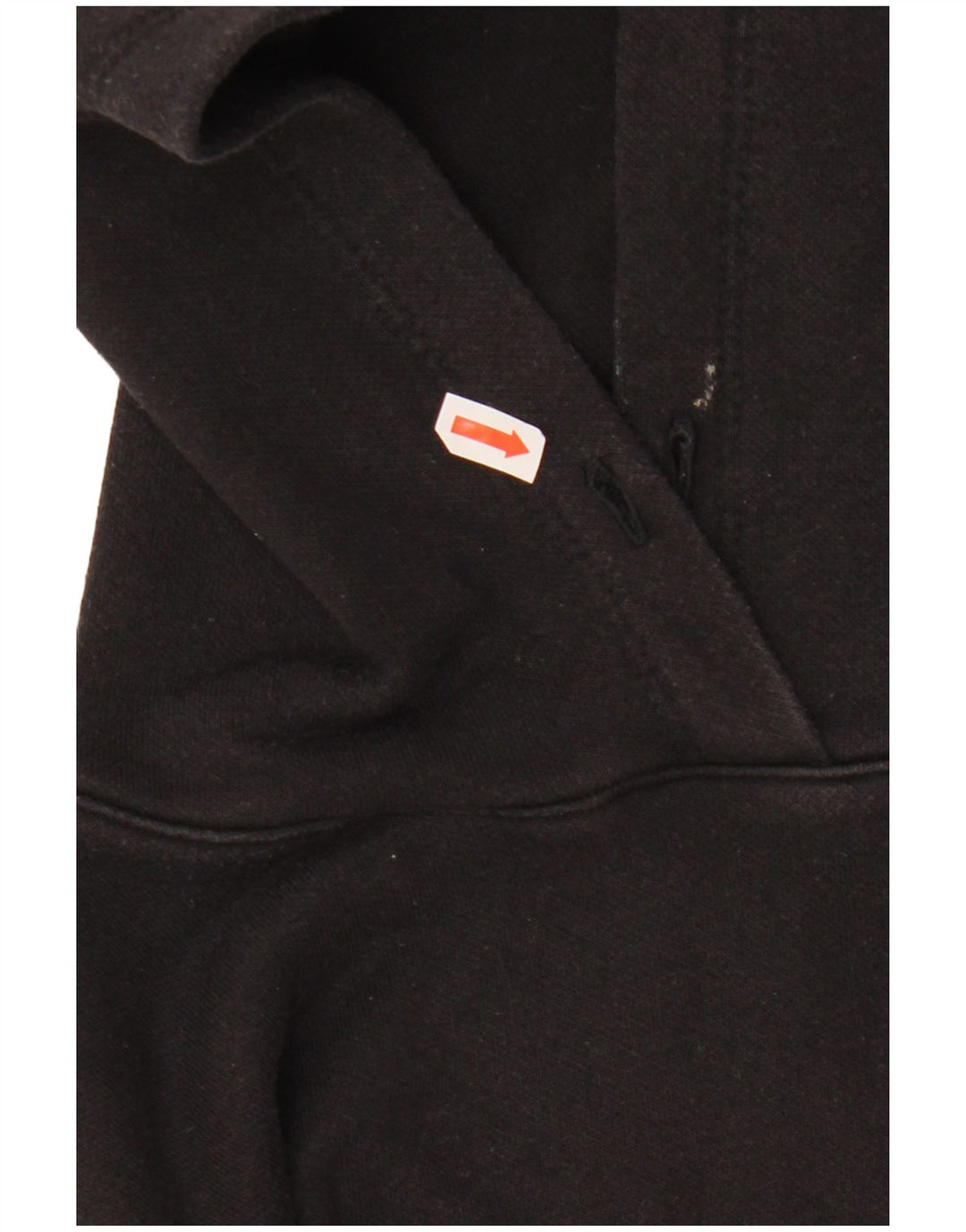 CHAMPION Ženska kratka velika majica s kapuljačom UK 6 XS crni pamuk