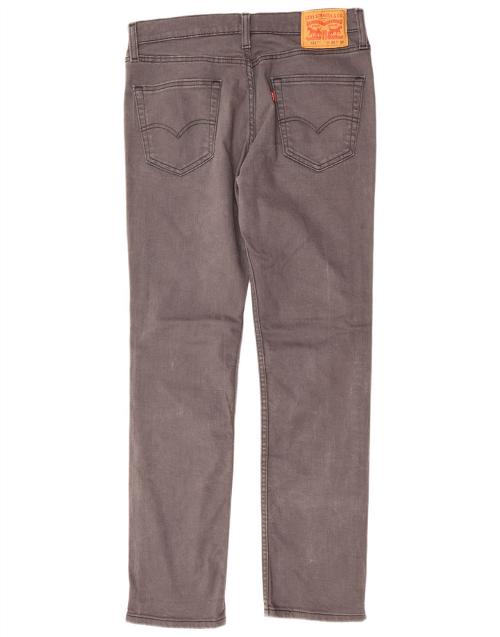Levi's muške 511 uske traperice W33 L32 sivi pamuk