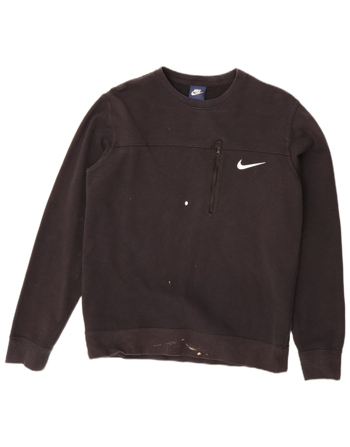 Nike muška majica srednje veličine, crni pamuk
