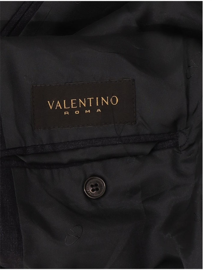 Valentino muški sako s 3 gumba IT 54 2XL tamnoplavi lan