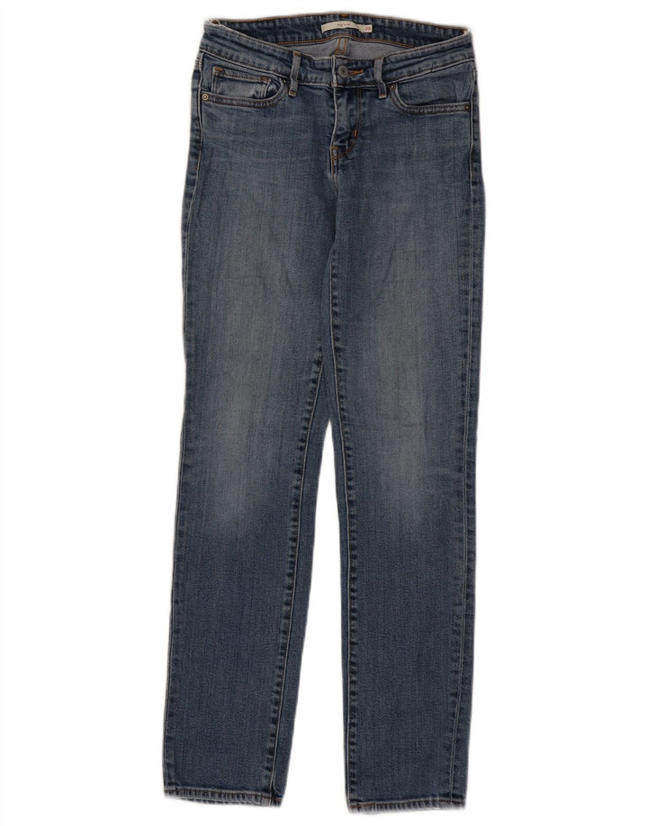 Levi's ženske 712 uske traperice W26 L30 plavi pamuk