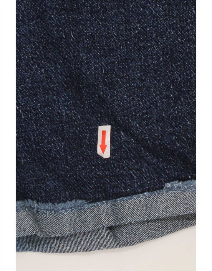 Levi's ženske 501 traper kratke hlače W30 srednje tamnoplavi pamuk