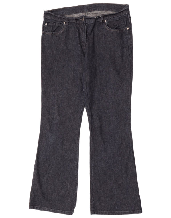 Marks & Spencer ženske traperice Bootcut UK 18 XL W35 L30 tamnoplavi pamuk