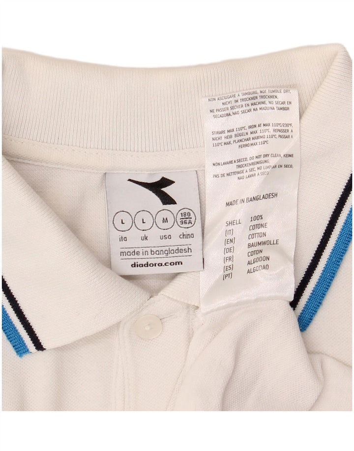 Diadora muška polo majica velika bijela pamučna