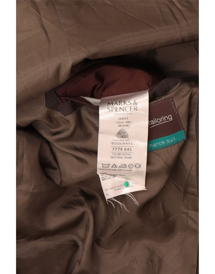 Marks & Spencer muška jakna sa 2 gumba UK 44 2XL siva djevičanska vuna