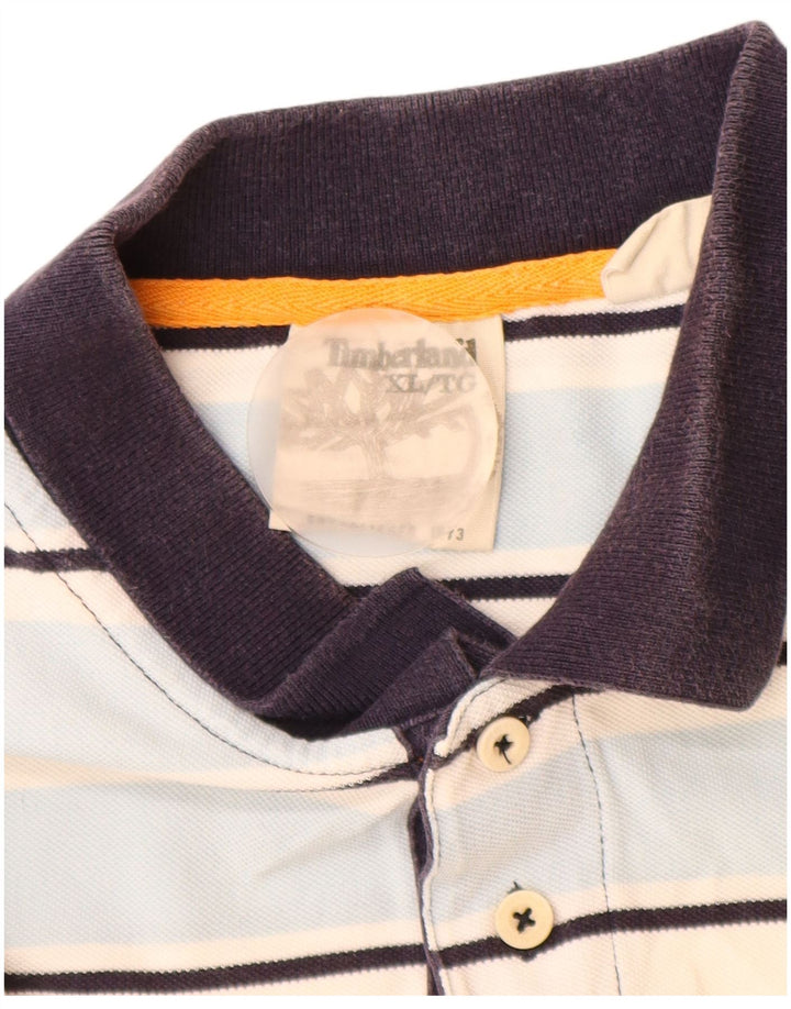 TIMBERLAND Muška polo majica XL pamuk na višebojne pruge