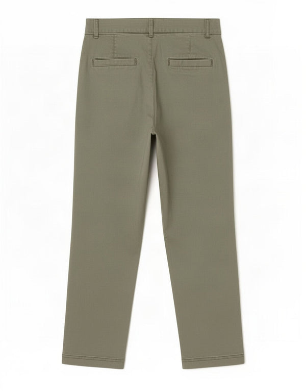Gap ženske kratke kratke hlače s dečkom, ravne chino hlače US 12 Large W30 L26 Kaki