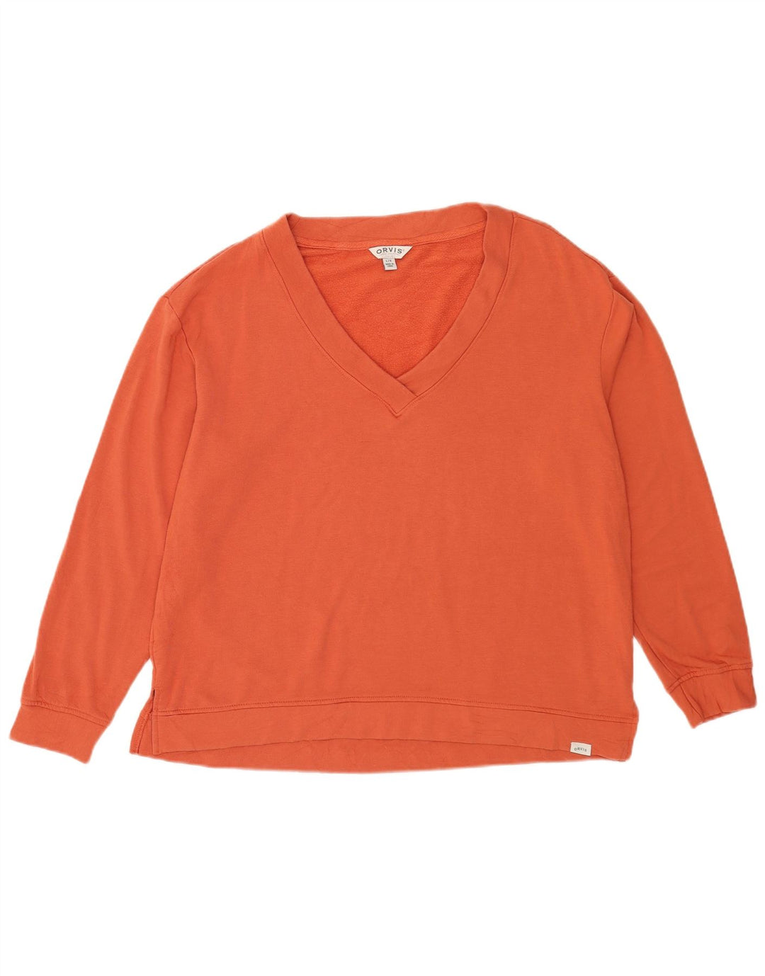 Orvisov ženski džemperi velike veličine UK 16 Large Orange Modal