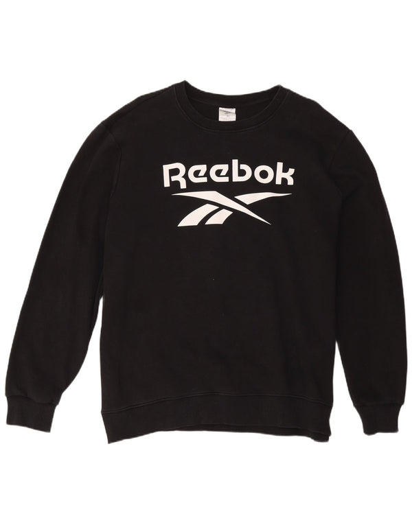 Reebok muška majica s grafičkim motivima XL crni pamuk