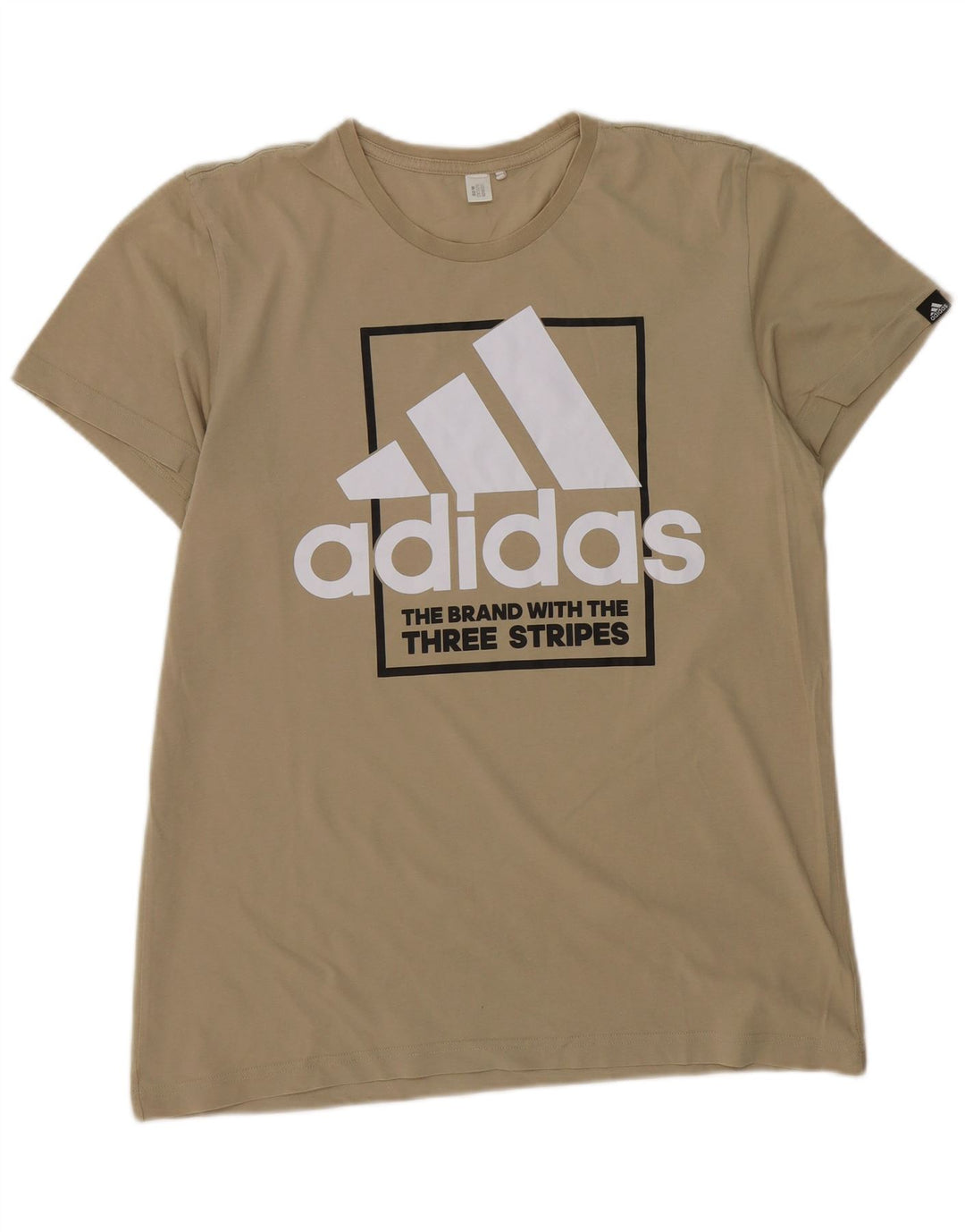 Adidas muška velika bež majica s grafičkim motivima