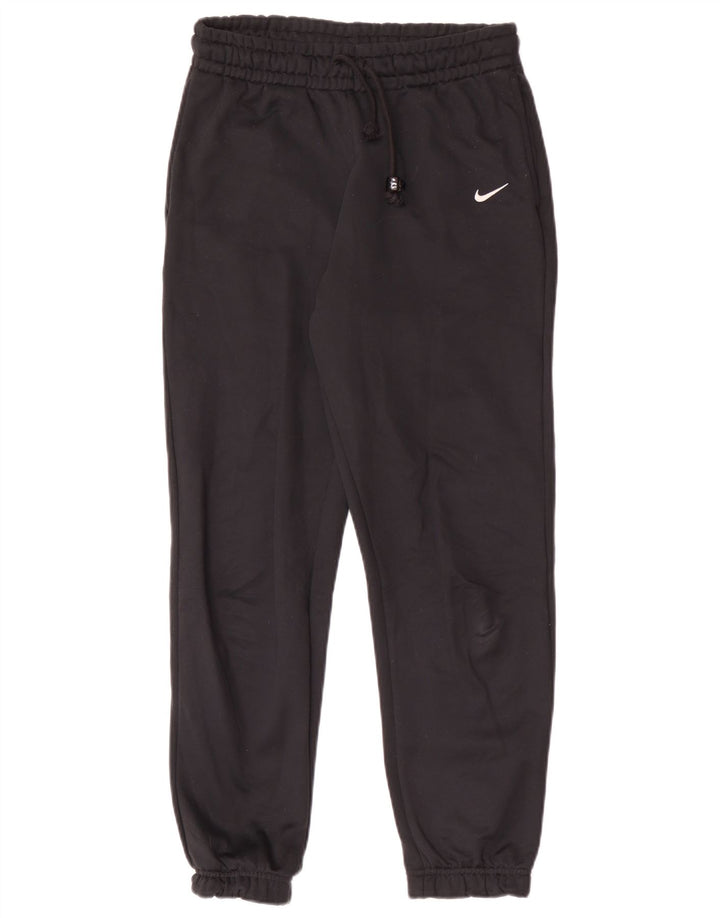 Nike muške trenirke Therma-Fit hlače za trčanje male crne poliesterske