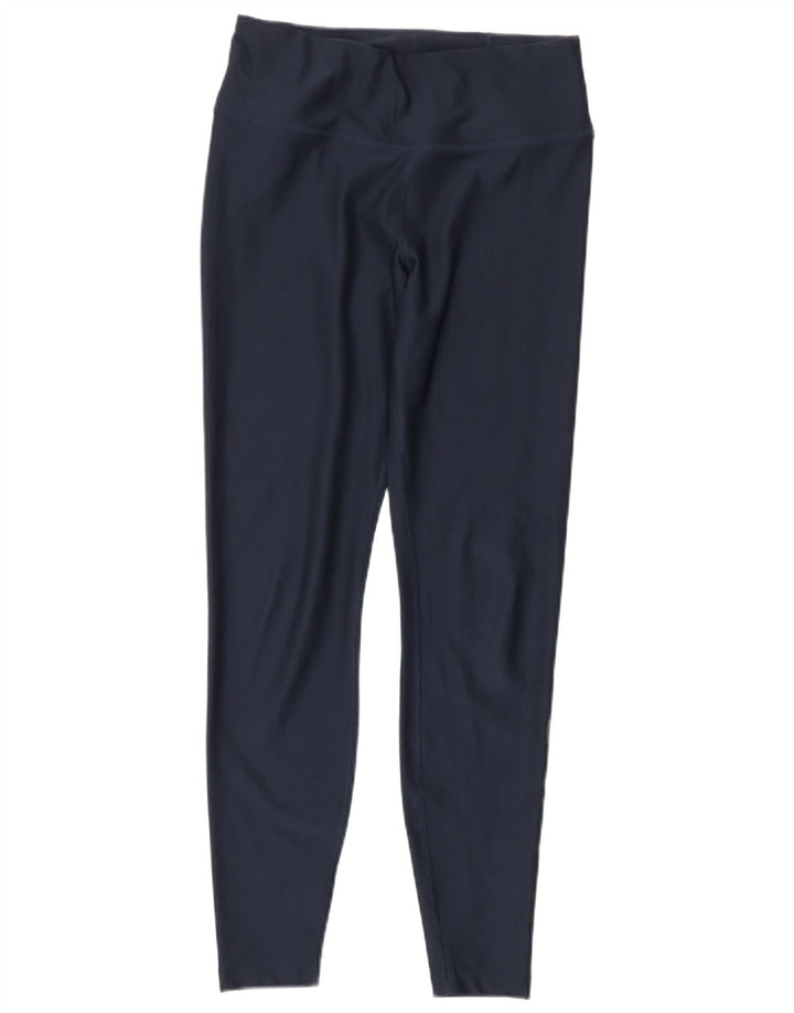 Nike Ženske Dri Fit grafičke tajice UK 8 Male tamnoplave