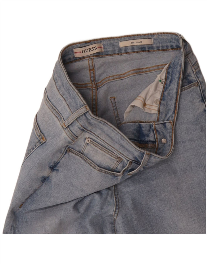GUESS Ženske seksi lepršave traperice W30 L31 Plave