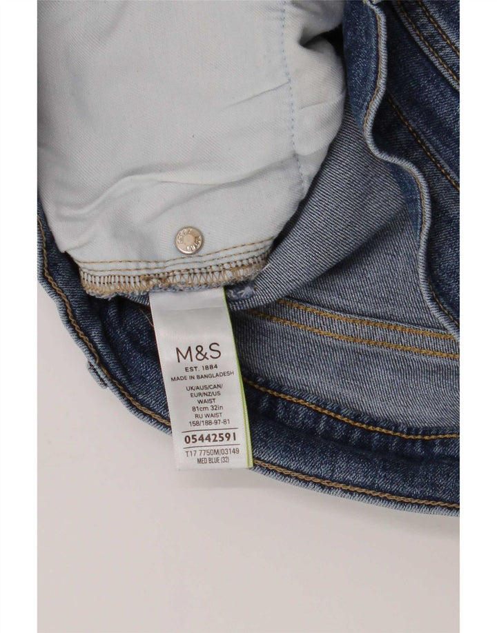 Marks & Spencer muške traper kratke hlače srednje veličine W32, plavi pamuk