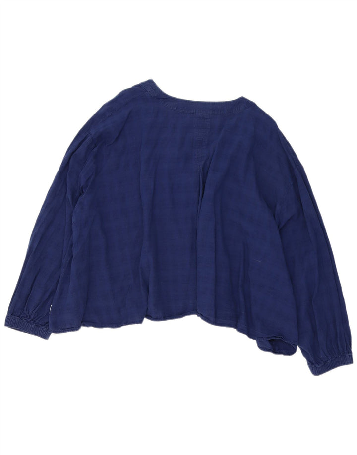 Wrangler ženska kratka prevelika košulja bluza UK 10 Small Blue