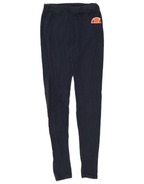 Ellesse ženske tajice UK 10 Male tamnoplave pamučne