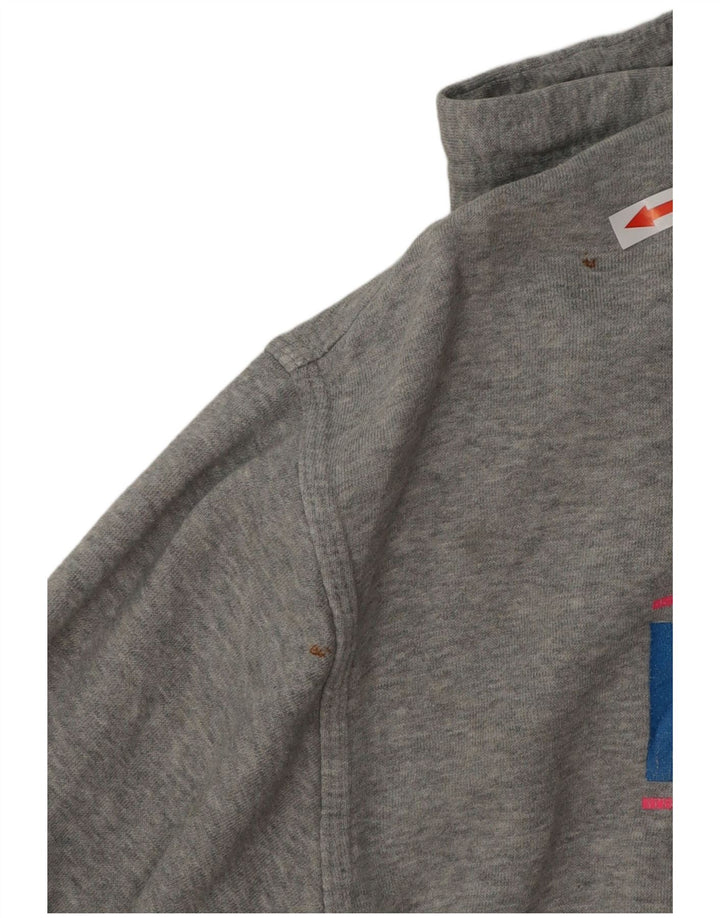 NIKE muška majica s kapuljačom s kapuljačom srednje sive boje, pamuk