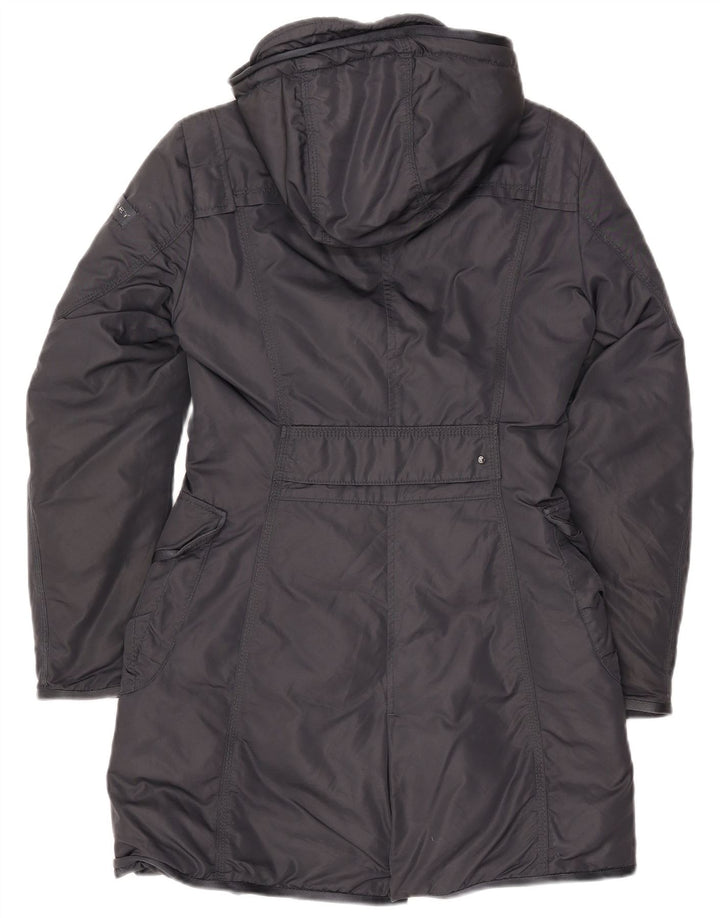 PEUTEREY Ženski podstavljeni kaput s kapuljačom IT 40 Mali tamnoplavi poliamid