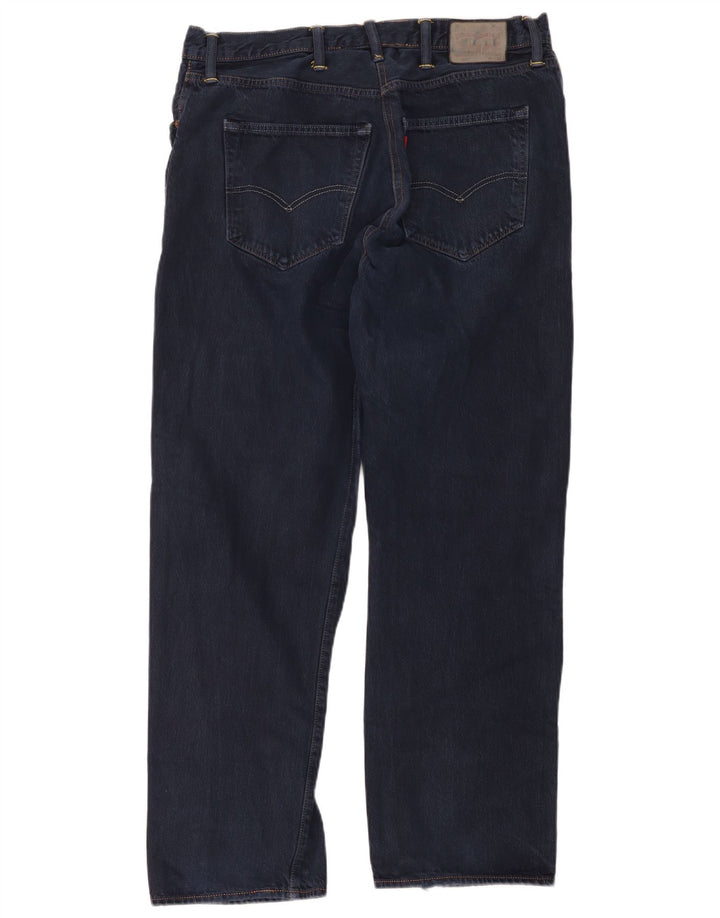 Levi's muške 501 ravne traperice W42 L32 tamnoplave