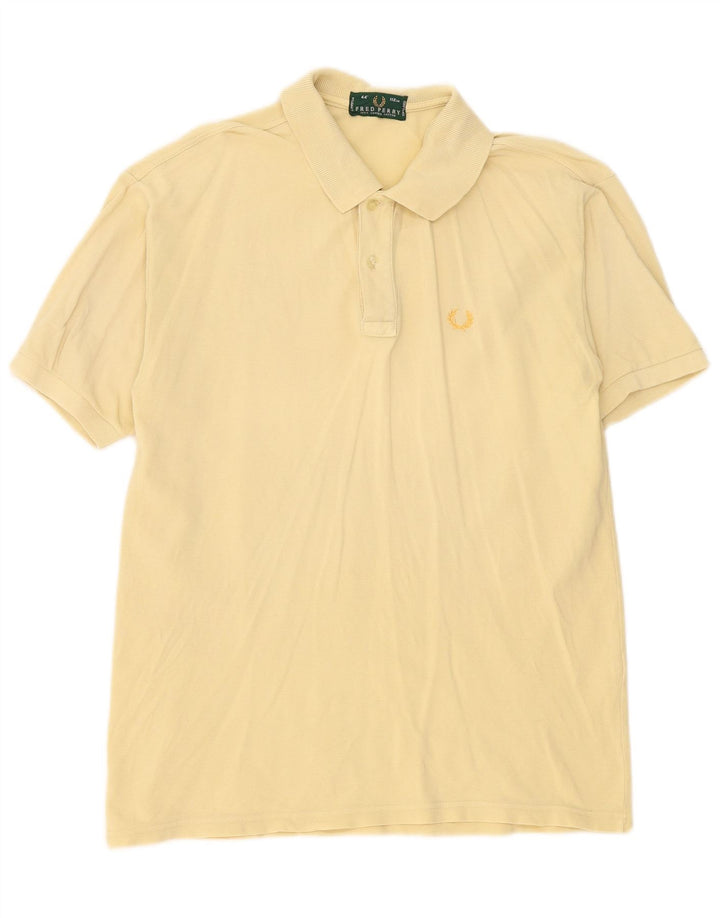 Fred Perry muška polo majica Srednje žuti pamuk