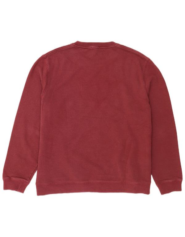 Ted Baker Muška trenirka s motivima, džemper, veličina 5 XL, bordo pamuk
