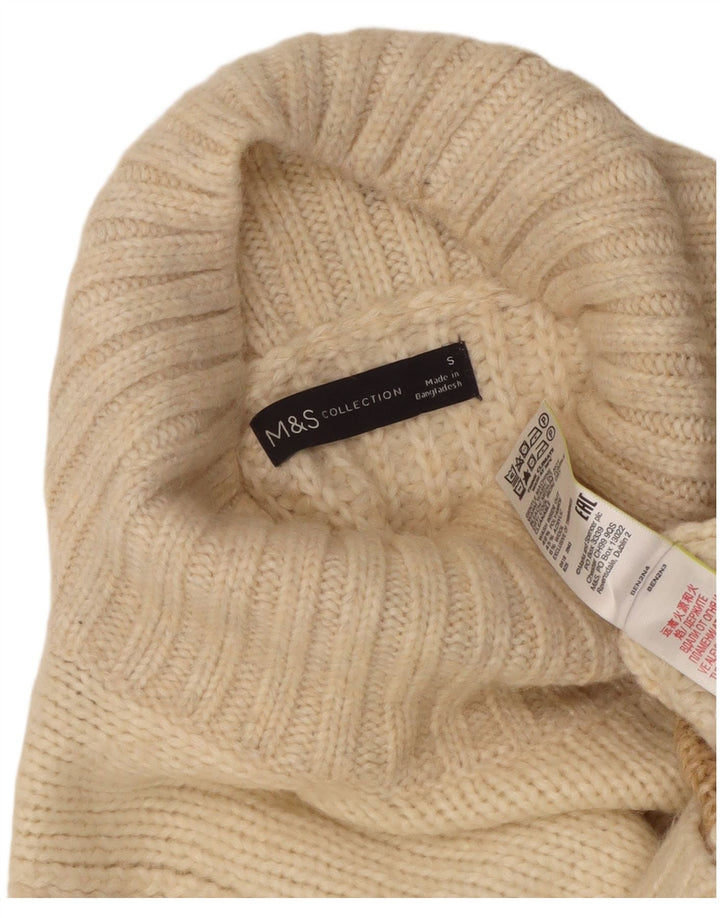 Marks & Spencer ženski džemper s kornjačičastim ovratnikom UK 10 Small Off White