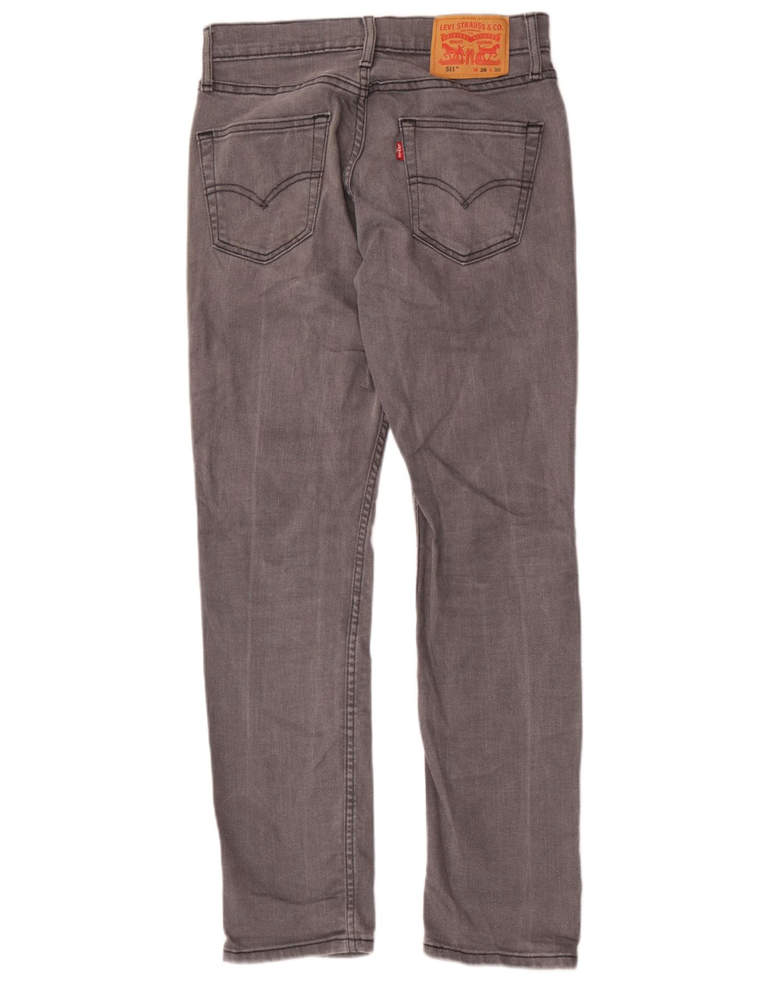 Levi's muške 511 uske traperice W28 L30 sivi pamuk