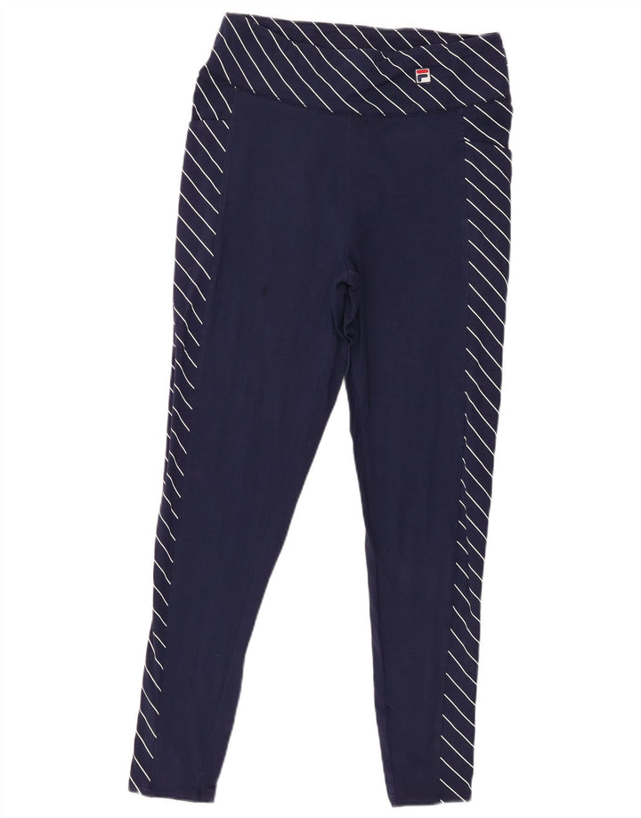 Fila ženski set od 2 komada UK 12 Srednji tamnoplavi pamuk na pruge