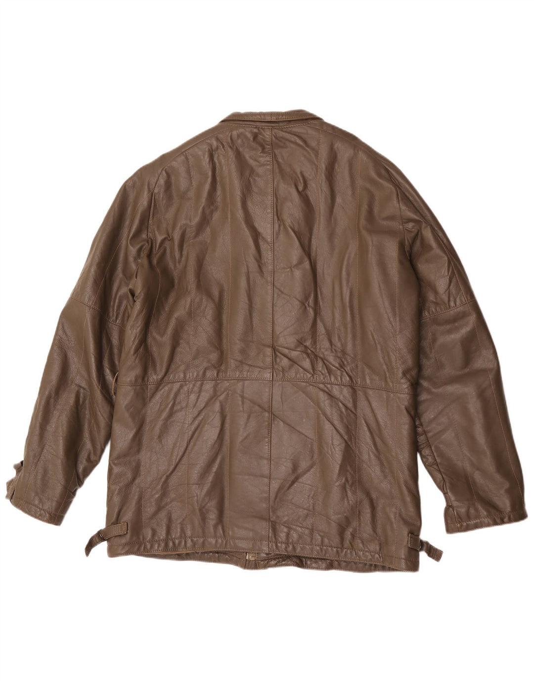 Vintage muška kožna jakna IT 54 2XL smeđa
