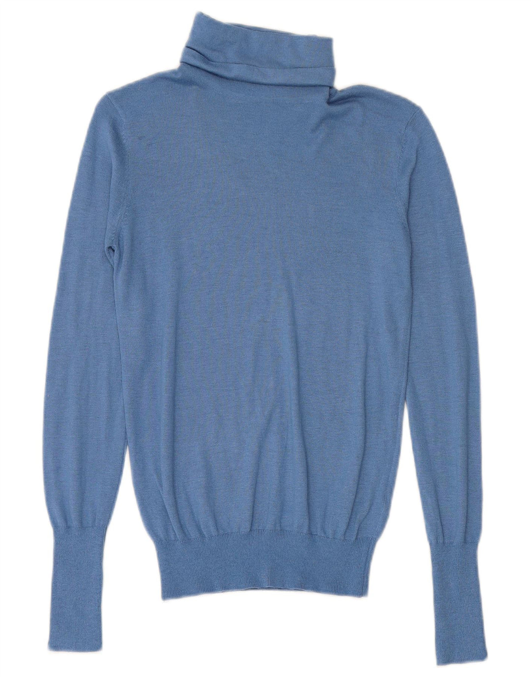Zara ženski pulover s rol izrezom UK 10 Small Blue Modal