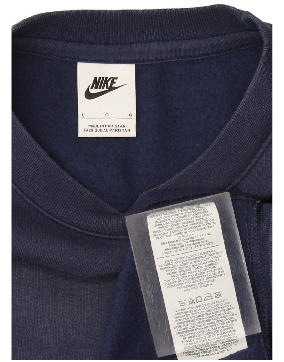 Nike muški džemperi veliki tamnoplavi pamuk