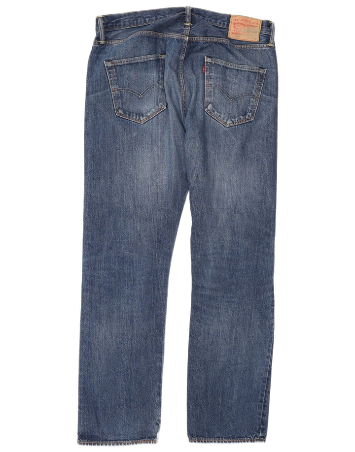 Levi's muške 501 ravne traperice W34 L32 plave
