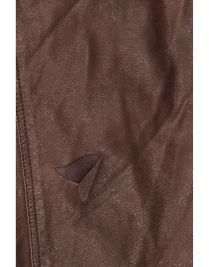Vintage muška kožna jakna UK 40 Large Brown