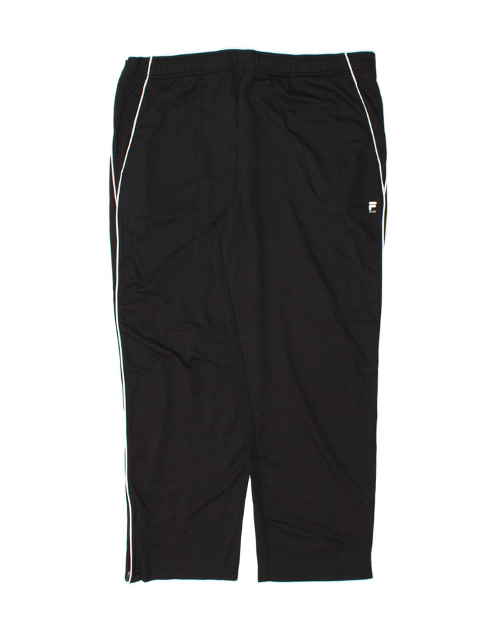 FILA Mens Tracksuit Trousers XL  Black Polyester Vintage Fila and Second-Hand Fila from Messina Hembry 