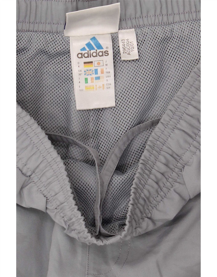 Adidas muške hlače za trenirku srednje sive boje od poliestera