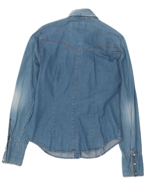Carrera ženska traper košulja UK 16 Large Blue Cotton