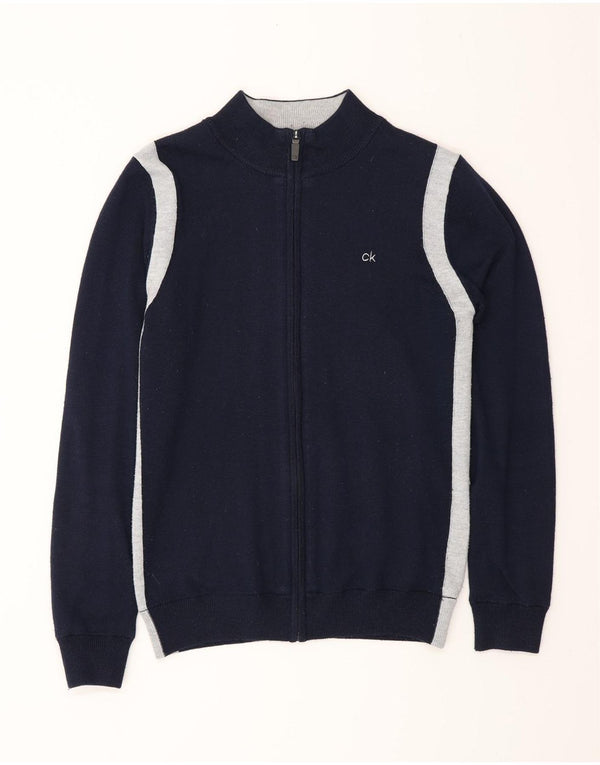 Calvin Klein ženski golf kardigan džemper UK 10 Small tamnoplave boje