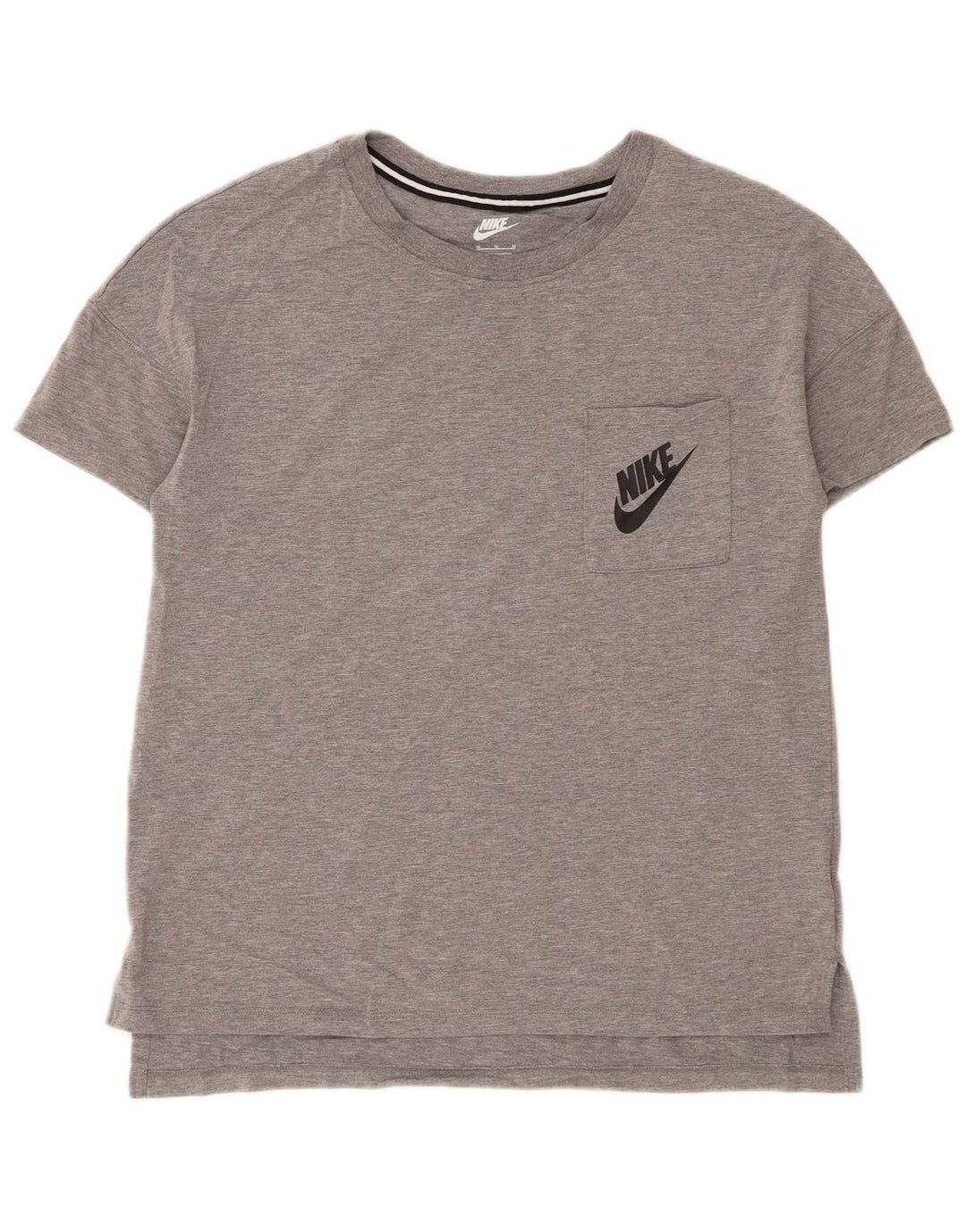 Nike ženska majica kratkih rukava UK 14 Medium Grey Flecked Modal