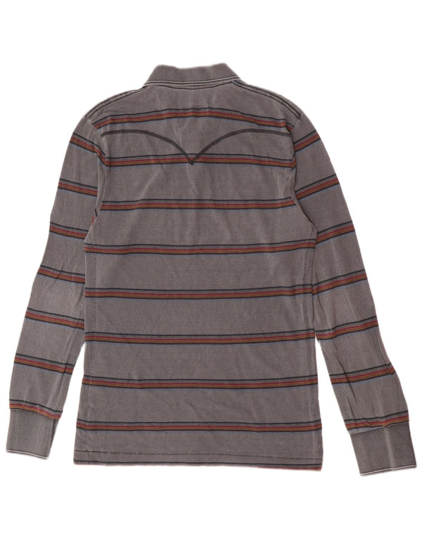 Levi's muška polo majica dugih rukava, pamuk na velike sive pruge