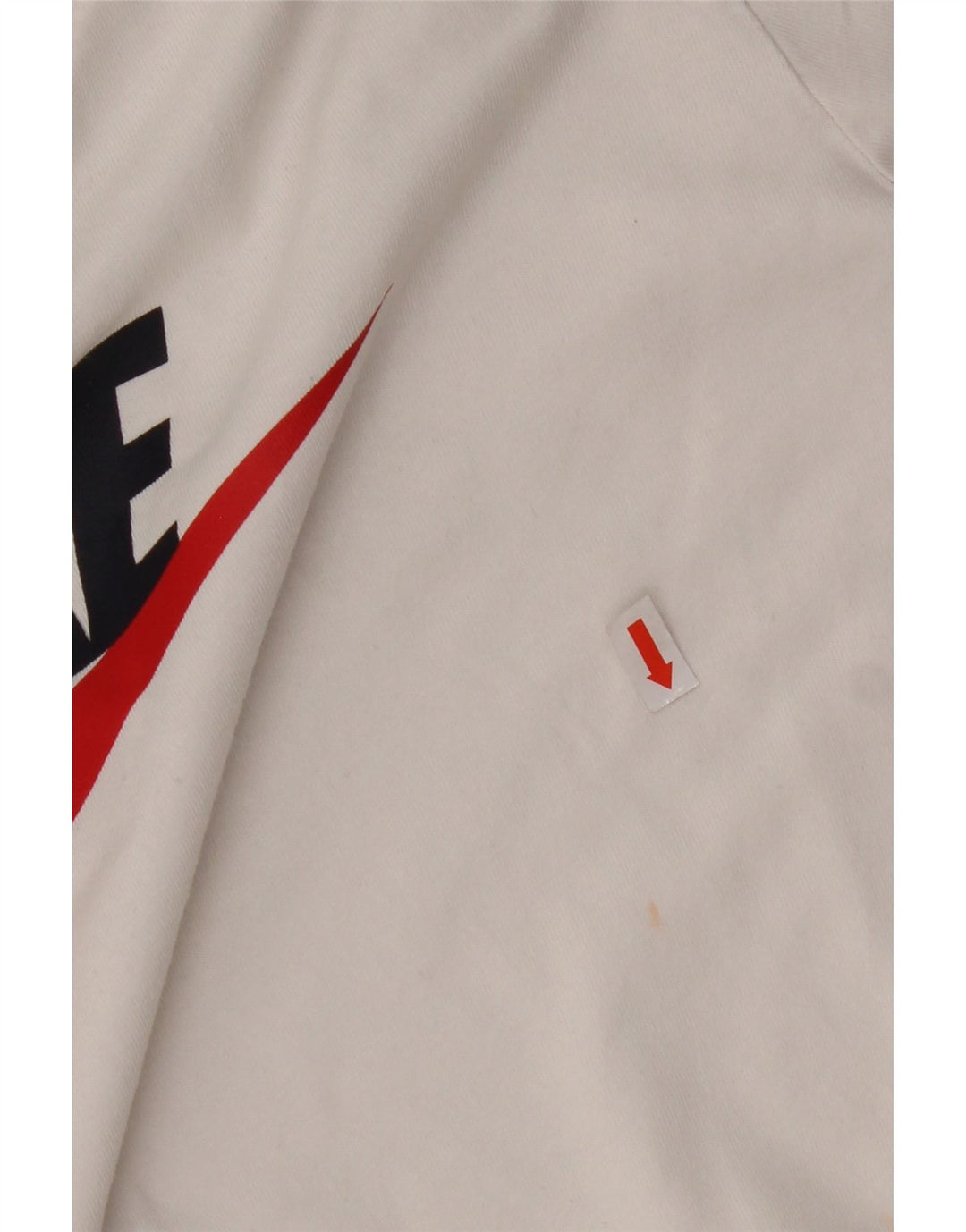 NIKE Boys Graphic T-Shirt Top 13-14 Years White Pamuk