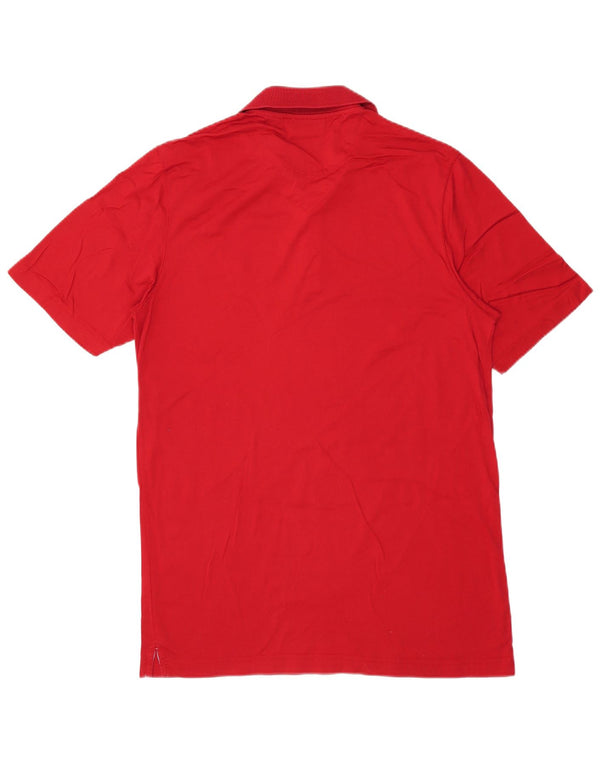 Chaps Mens Golf Polo Shirt Small Red Cotton