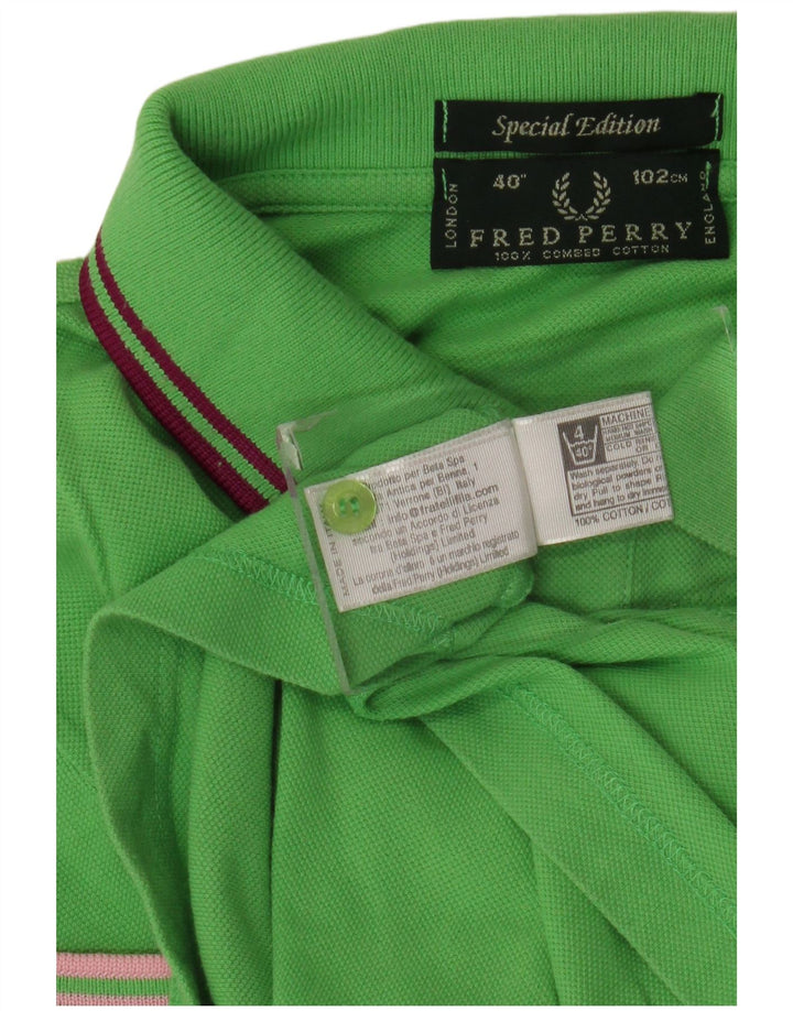 Fred Perry muška polo majica mala zelena pamuk