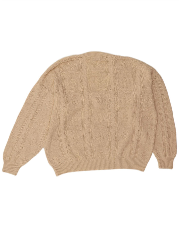 Bramante muški pulover s V-izrezom 2XL bež svile