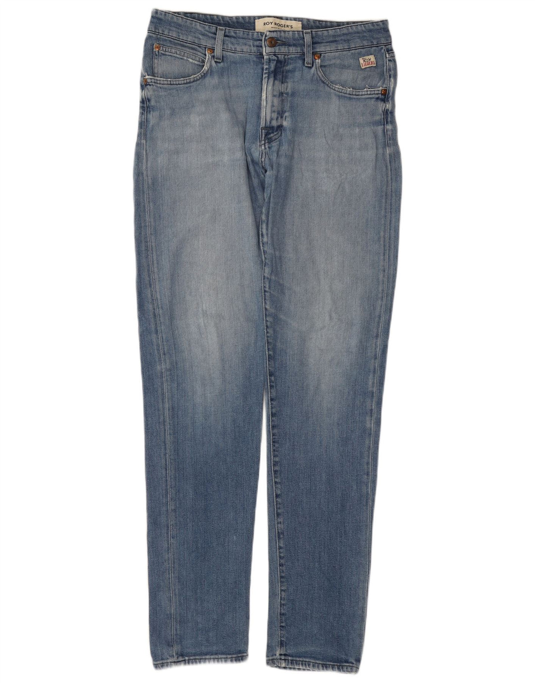 ROY ROGERS Muške uske traperice W34 L34 Plavi pamuk