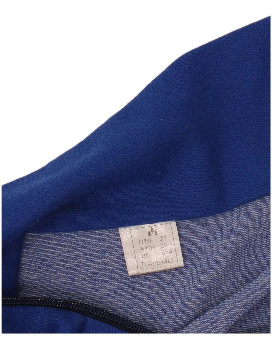 VINTAGE ženska gornja jakna trenirke UK 18 XL plava akrilna boja