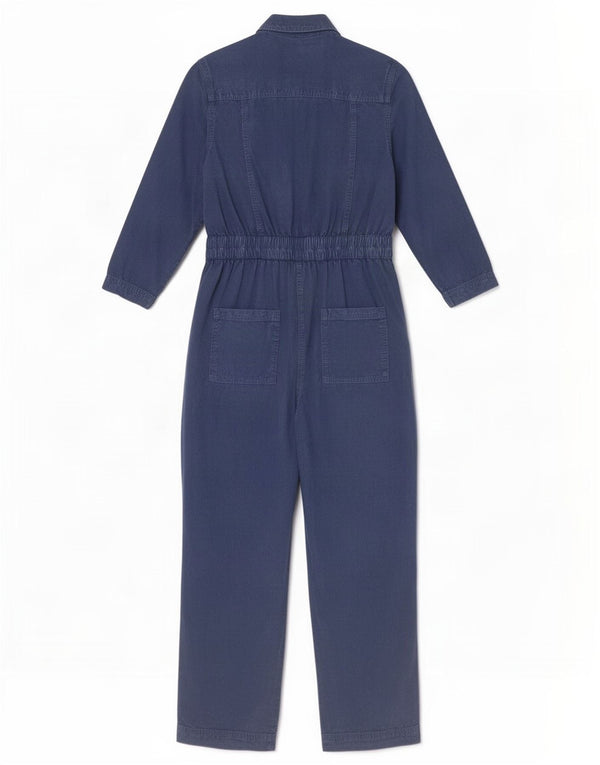 Marks & Spencer ženski kombinezon dugih rukava UK 8 Small Blue Lyocell
