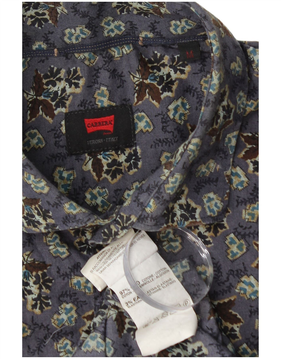 CARRERA muška košulja srednje ljubičaste cvjetne boje