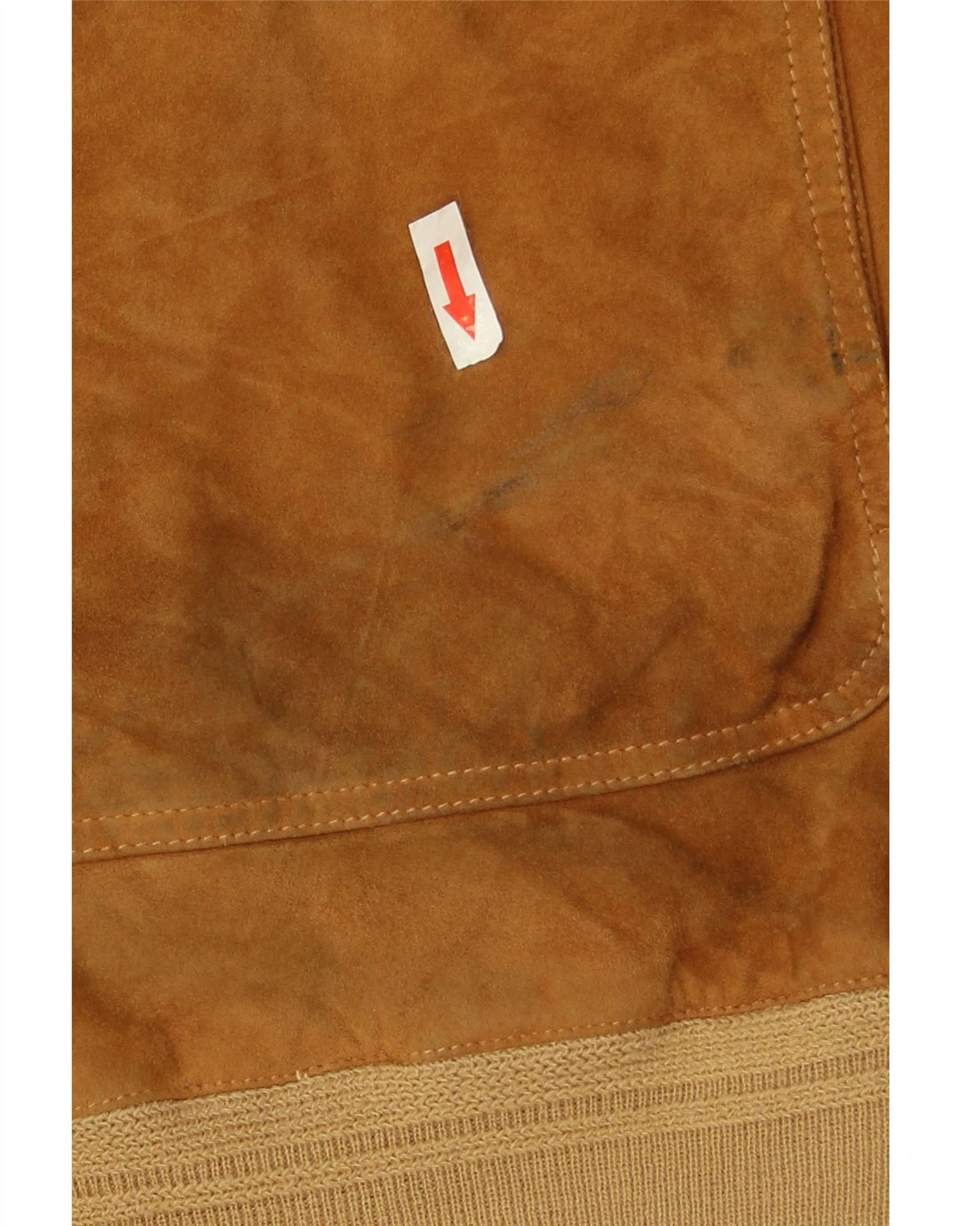 Vintage muška bomber jakna od brušene kože UK 44 2XL smeđa koža