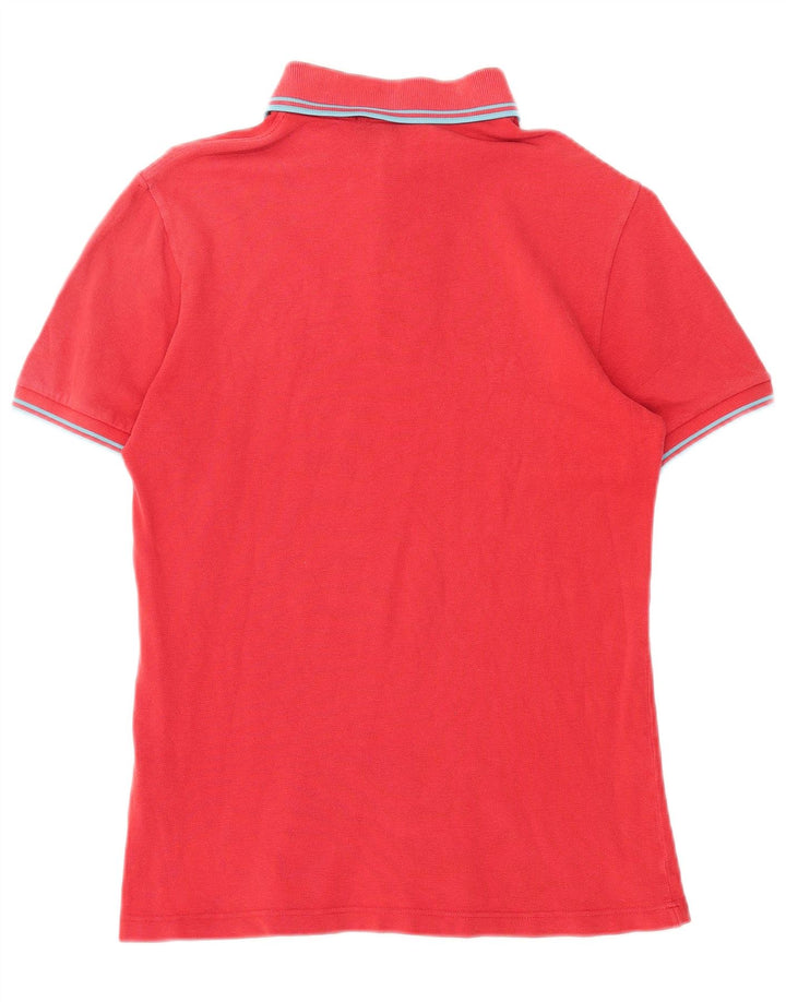FRED PERRY Mens Slim Fit Polo Shirt Small Red Cotton